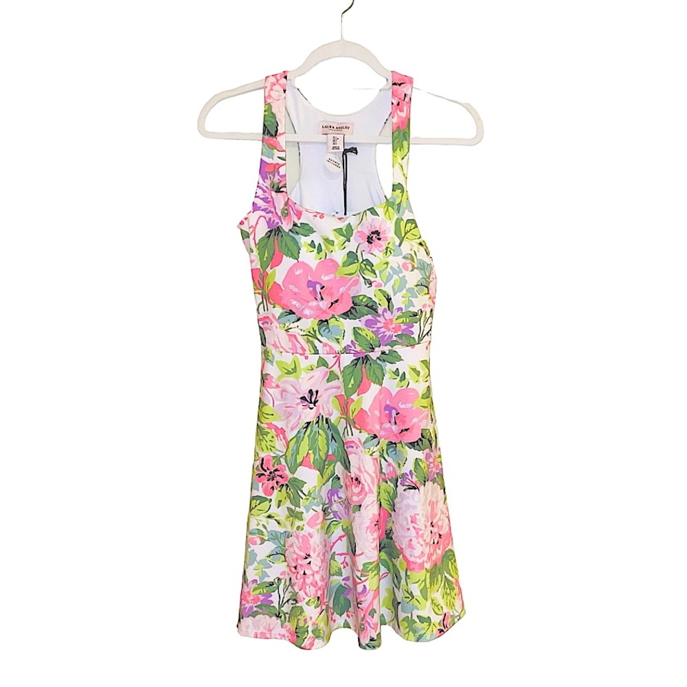 Laura Ashley Tennis/Golf Active Floral Dress with Under Shorts(with pocket).
